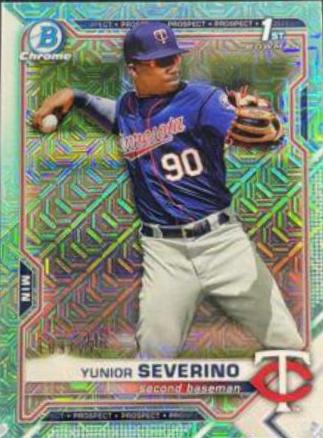 Yunior Severino [Aqua Refractor Mega Box Mojo] #BCP-140