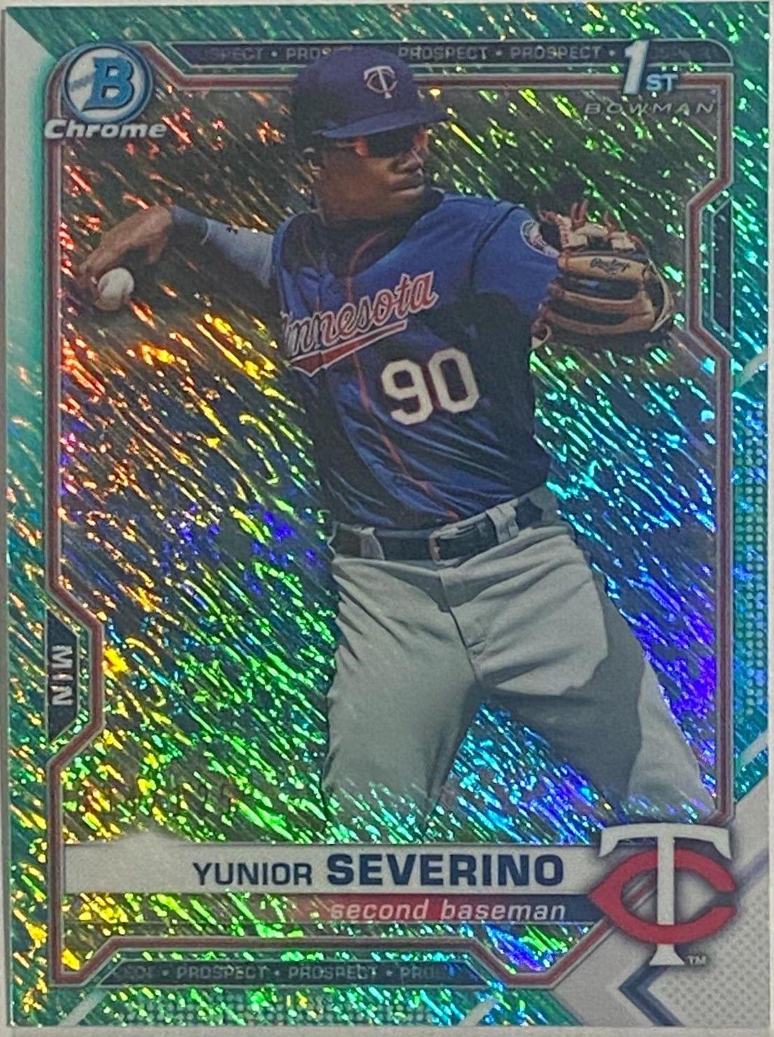Yunior Severino [Aqua Shimmer Refractor] #BCP-140