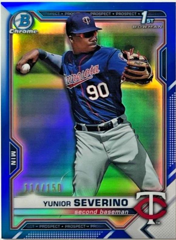 Yunior Severino [Blue Refractor] #BCP-140