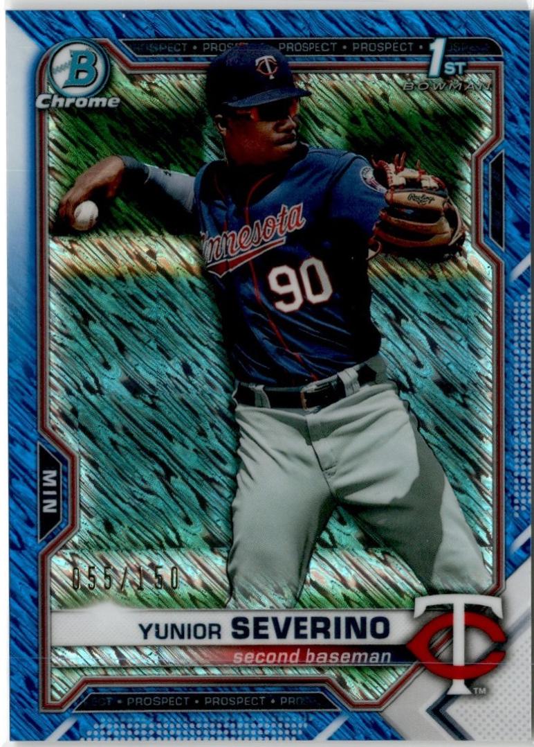 Yunior Severino [Blue Shimmer Refractor] #BCP-140