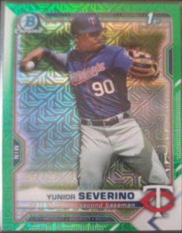 Yunior Severino [Green Refractor Mega Box Mojo] #BCP-140