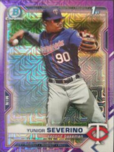 Yunior Severino [Purple Refractor Mega Box Mojo] #BCP-140
