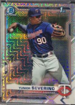Yunior Severino [Yellow Refractor Mega Box Mojo] #BCP-140