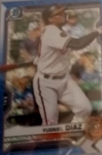 Yusniel Diaz [Blue Shimmer Refractor] #BCP-76