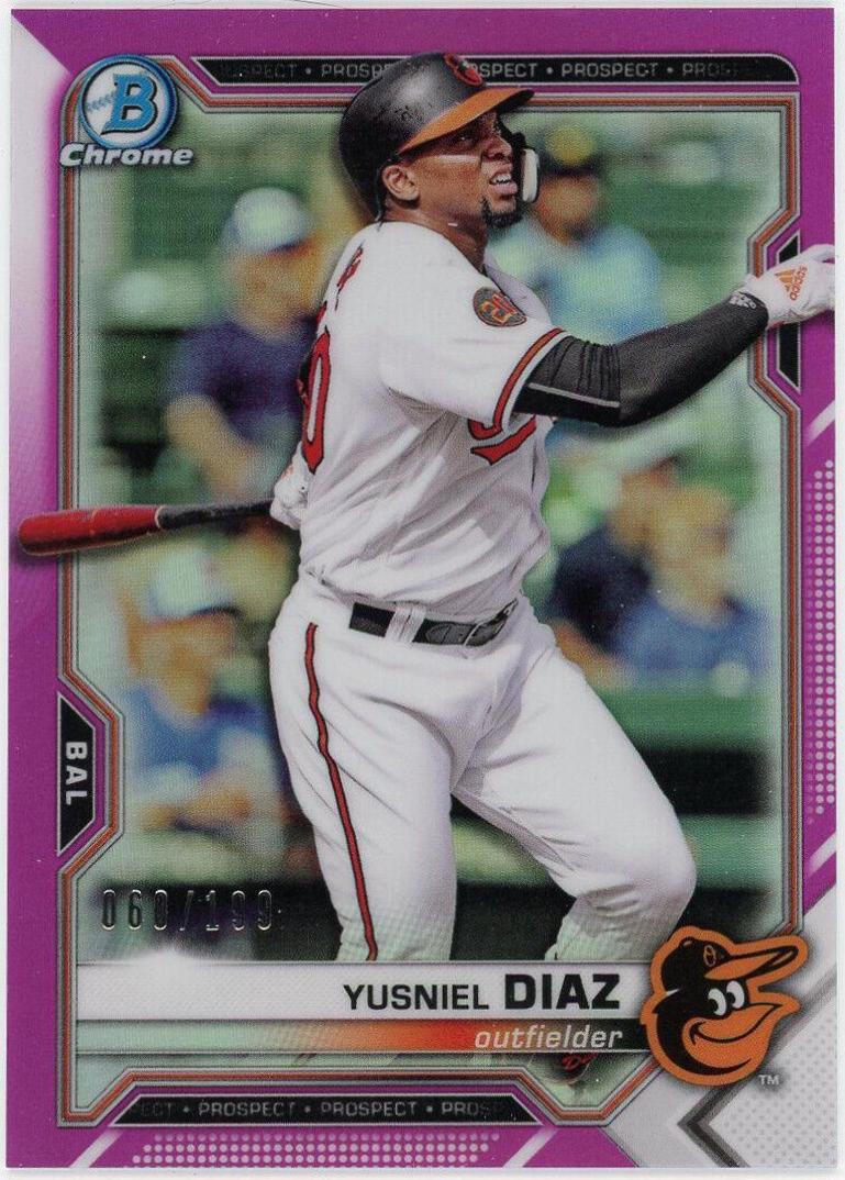 Yusniel Diaz [Fuchsia Refractor] #BCP-76