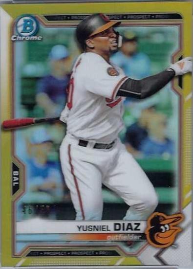 Yusniel Diaz [Gold Refractor] #BCP-76