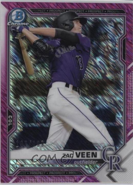 Zac Veen [Fuchsia Shimmer Refractor] #BCP-3