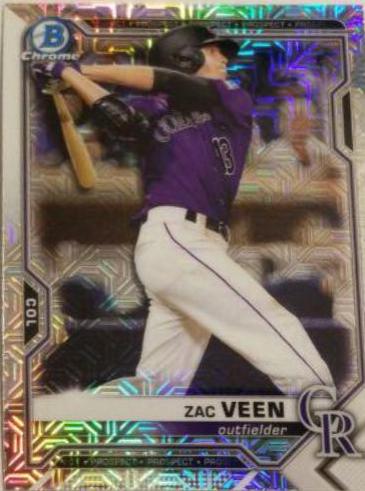 Zac Veen [SP Chrome Mojo Refractor Mega Box Mojo] #BCP-3