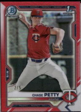 Chase Petty [Red Refractor] #BDC-49