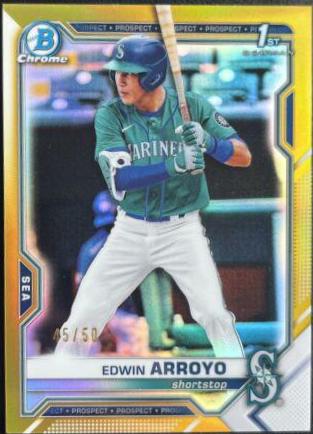 Edwin Arroyo [Gold Refractor] #BDC-74