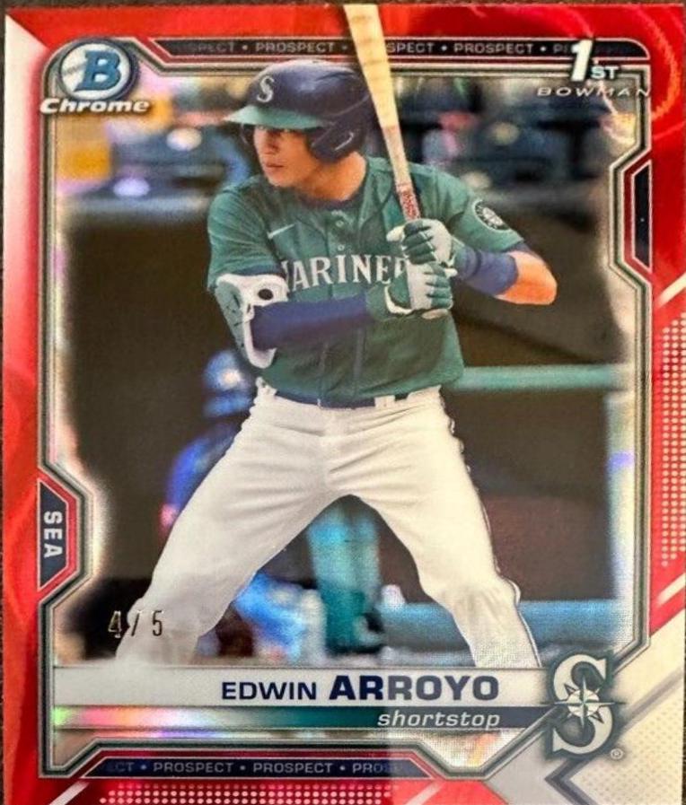 Edwin Arroyo [Red Refractor] #BDC-74