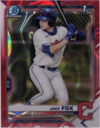 Jake Fox [Red Lava Refractor] #BDC-102