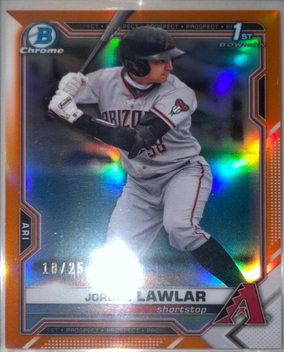 Jordan Lawlar [Orange Refractor] #BDC-194
