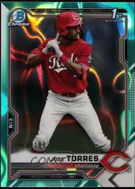 Jose Torres [Aqua Lava Refractor] #BDC-125