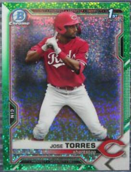 Jose Torres [Green Sparkle Refractor] #BDC-125