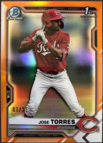 Jose Torres [Orange Refractor] #BDC-125
