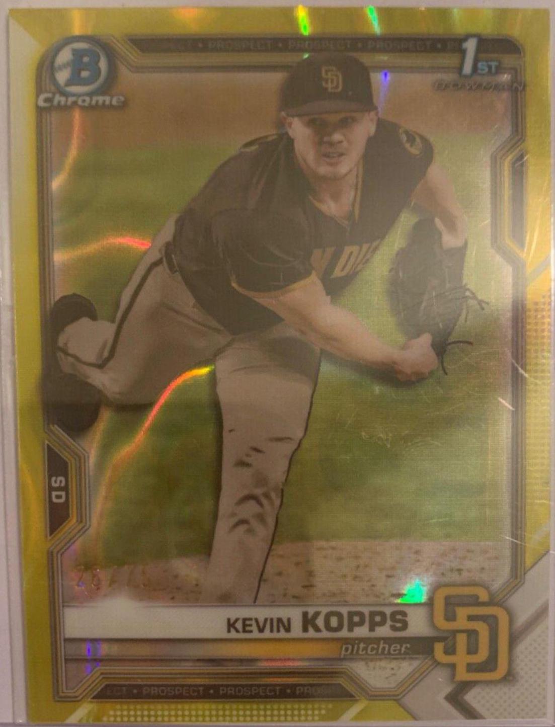 Kevin Kopps [Yellow Lava Refractor] #BDC-7