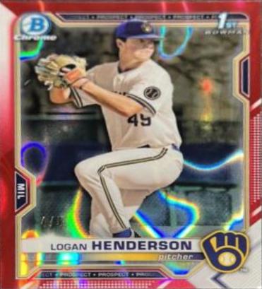 Logan Henderson [Red Lava Refractor] #BDC-114