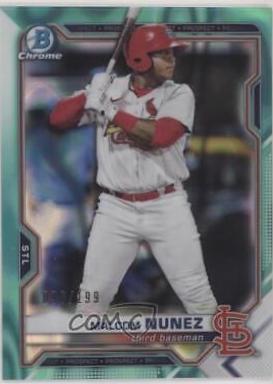 Malcom Nunez [Aqua Lava Refractor] #BDC-56