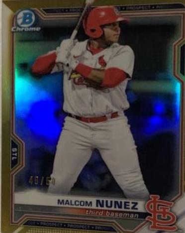 Malcom Nunez [Gold Refractor] #BDC-56