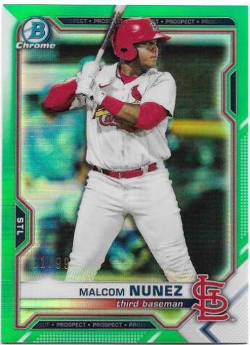 Malcom Nunez [Green Refractor] #BDC-56
