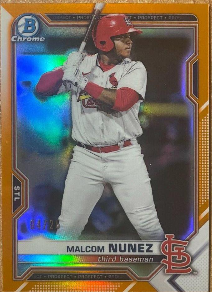 Malcom Nunez [Orange Refractor] #BDC-56