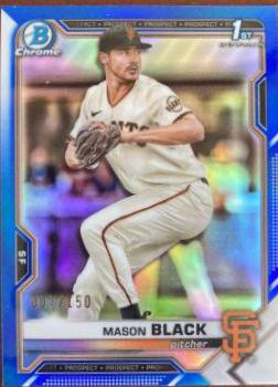 Mason Black [Blue Refractor] #BDC-129