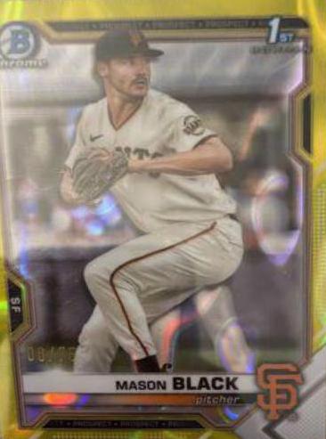 Mason Black [Gold Refractor] #BDC-129