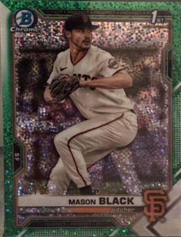 Mason Black [Green Sparkle Refractor] #BDC-129