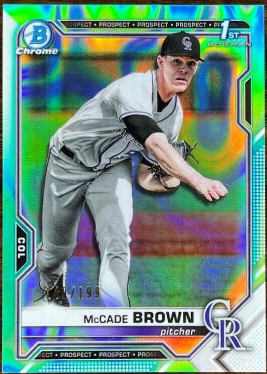 McCade Brown [Aqua Lava Refractor] #BDC-59