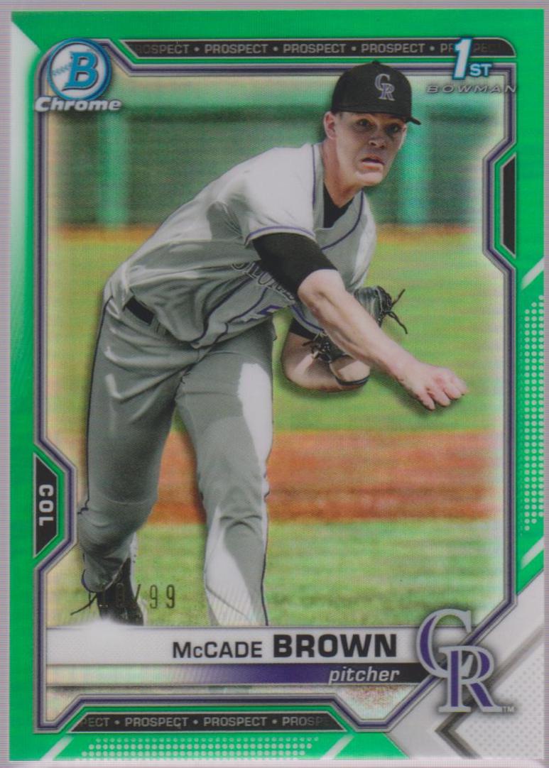 McCade Brown [Green Refractor] #BDC-59