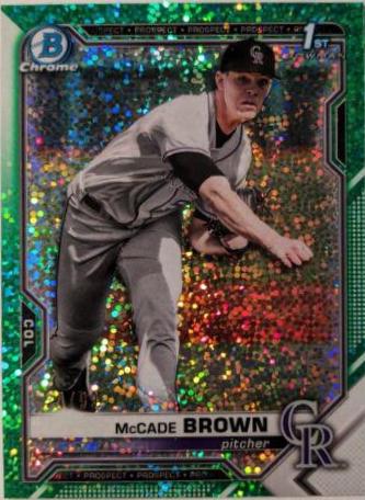 McCade Brown [Green Sparkle Refractor] #BDC-59