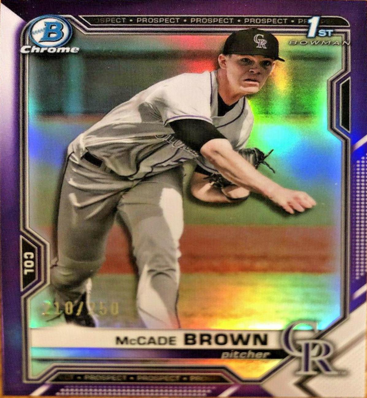 McCade Brown [Purple Refractor] #BDC-59