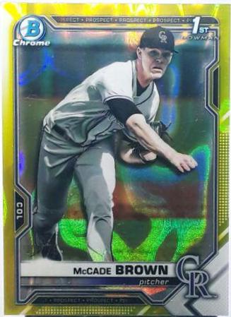 McCade Brown [Yellow Lava Refractor] #BDC-59