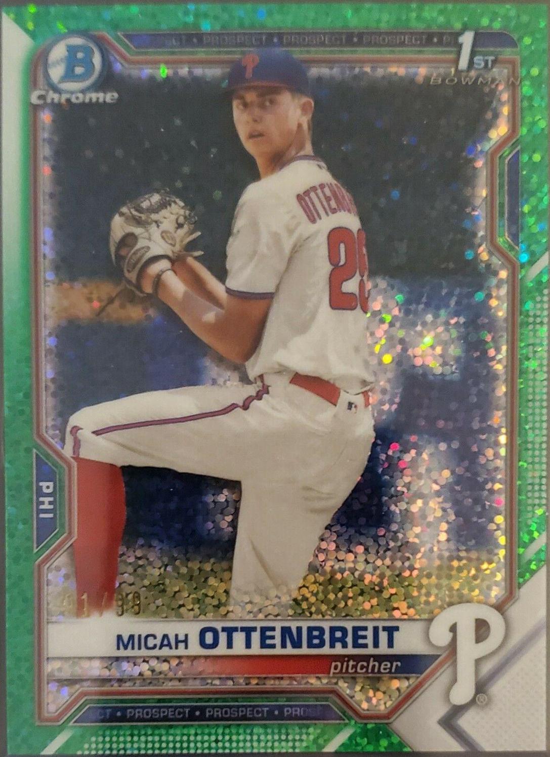 Micah Ottenbreit [Green Sparkle Refractor] #BDC-170