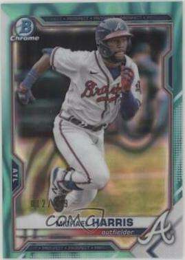 Michael Harris [Aqua Lava Refractor] #BDC-86