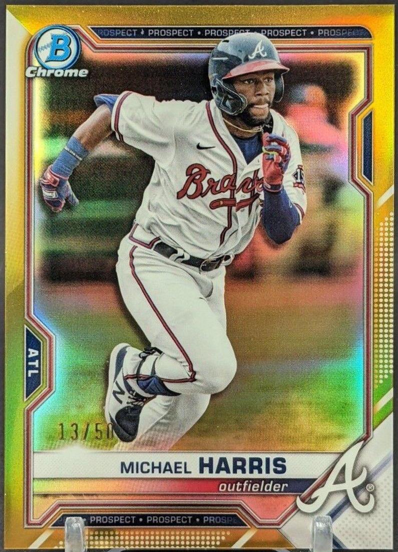 Michael Harris [Gold Refractor] #BDC-86