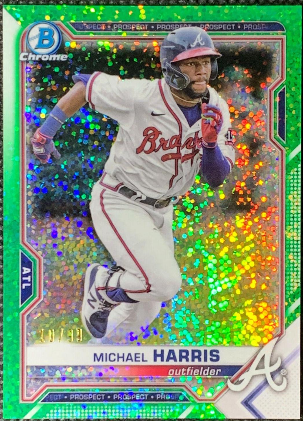 Michael Harris [Green Sparkle Refractor] #BDC-86