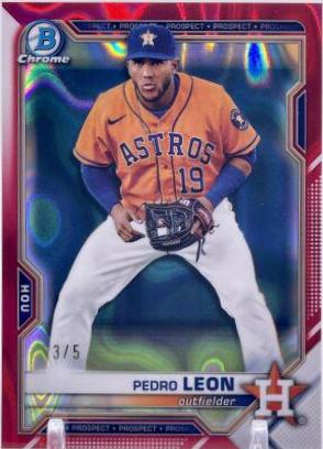 Pedro Leon [Red Lava Refractor] #BDC-92