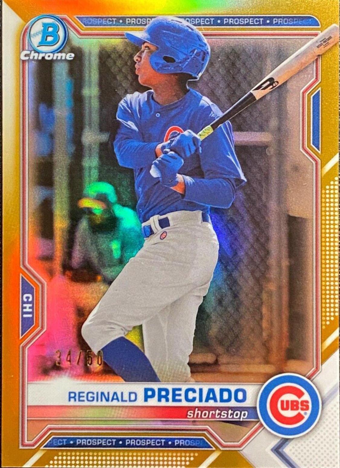 Reginald Preciado [Gold Refractor] #BDC-199