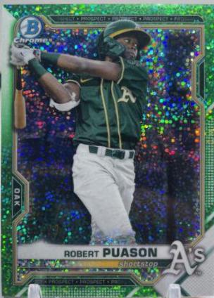 Robert Puason [Green Sparkle Refractor] #BDC-153