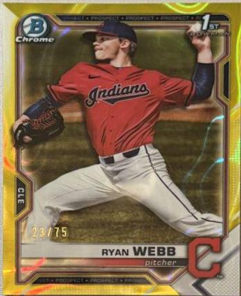Ryan Webb [Yellow Lava Refractor] #BDC-57