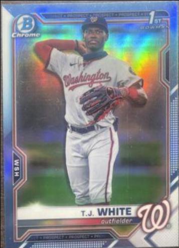 T. J. White [Sky Blue Refractor] #BDC-157