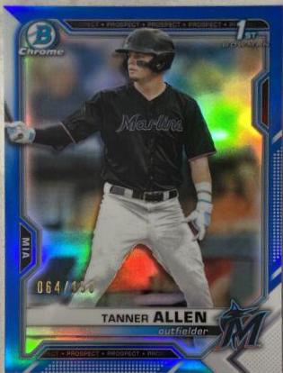Tanner Allen [Blue Refractor] #BDC-165