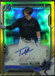 Tanner Allen [Gold Refractor] #BDC-165