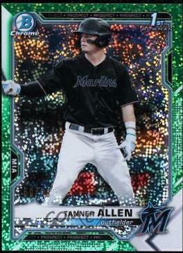 Tanner Allen [Green Sparkle Refractor] #BDC-165