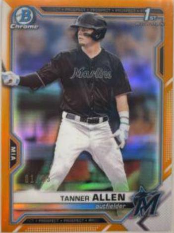 Tanner Allen [Orange Refractor] #BDC-165