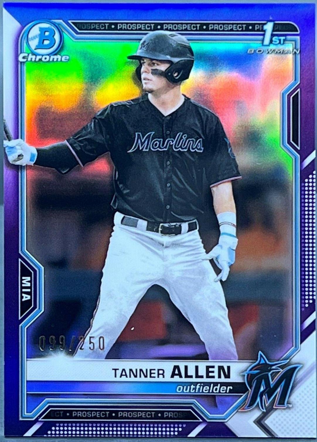 Tanner Allen [Purple Refractor] #BDC-165