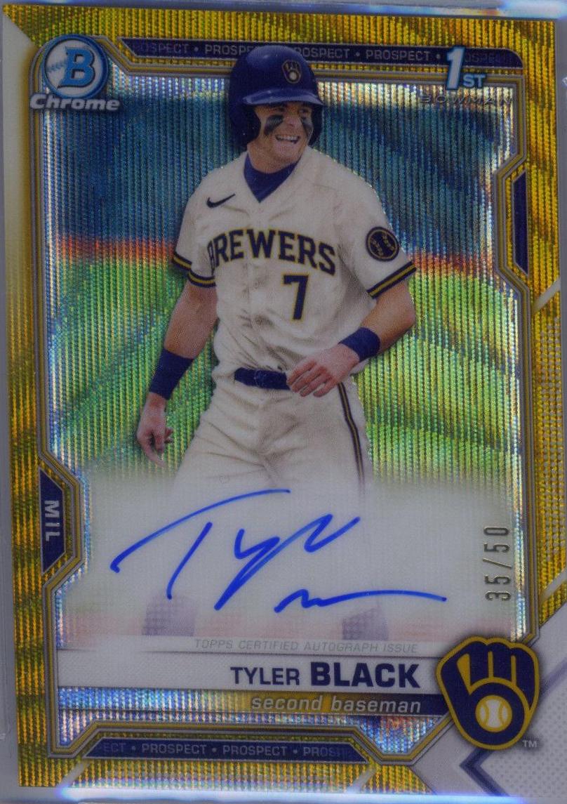 Tyler Black [Gold Refractor] #BDC-200