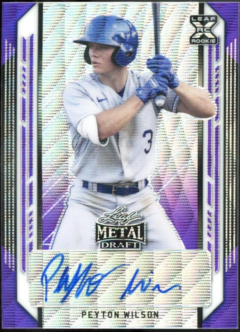 Peyton Wilson [Purple Wave] #BA-PW1